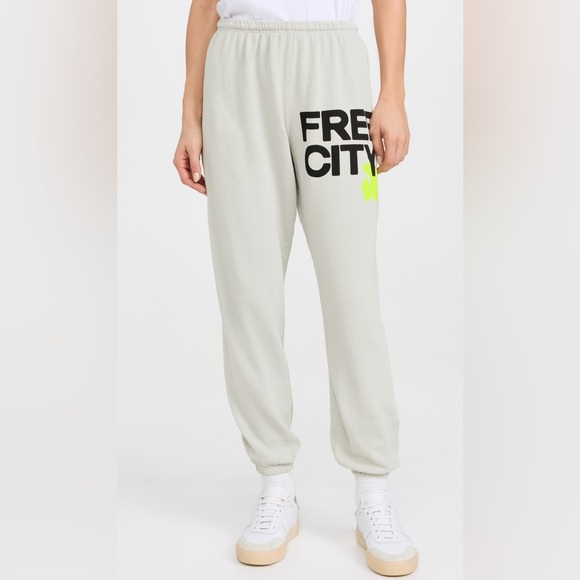 Freecity Logo Joggers with Neon Accent - Picture 1 of 2